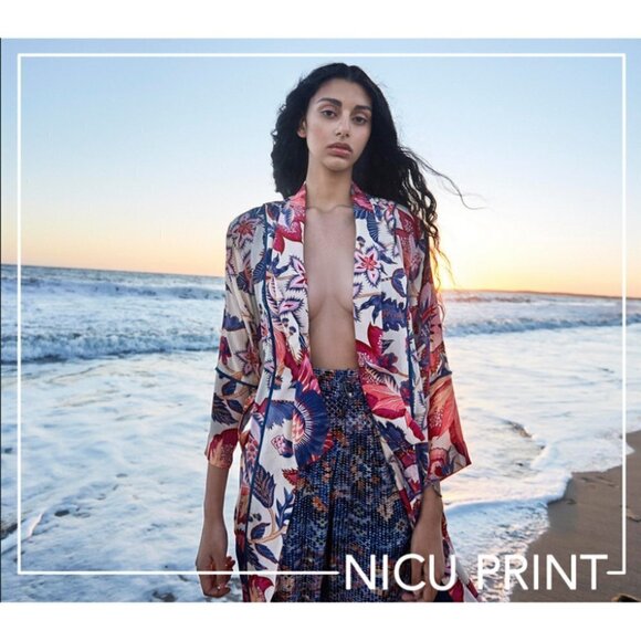 💕CHUFY💕 Vlad Robe ~ Nicu Print Medium-Large M-L NWT - Picture 7 of 16